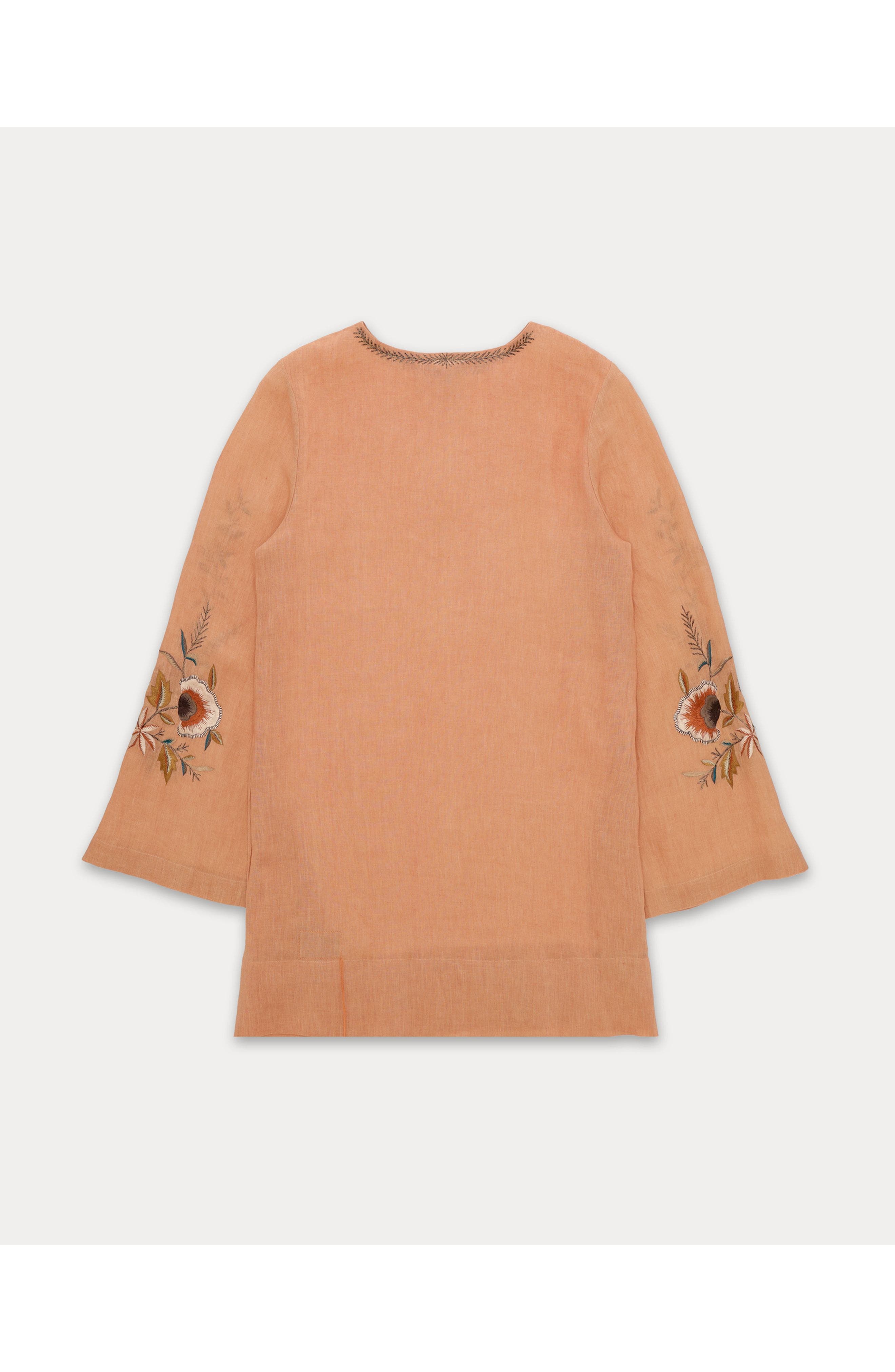 Georgie Embroidered Linen Blouse - image 2