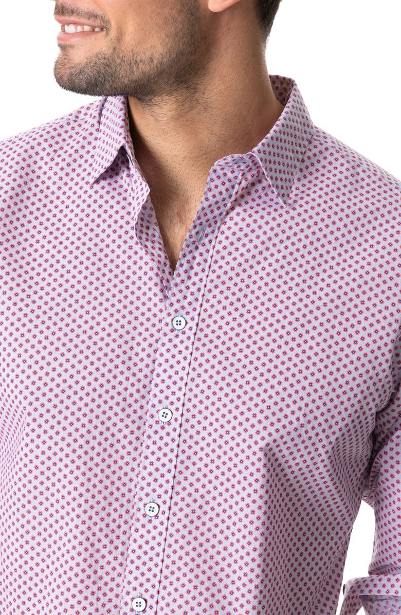 Rodd & Gunn Green Bay Floral Button-Up Shirt, Alternate, color, 