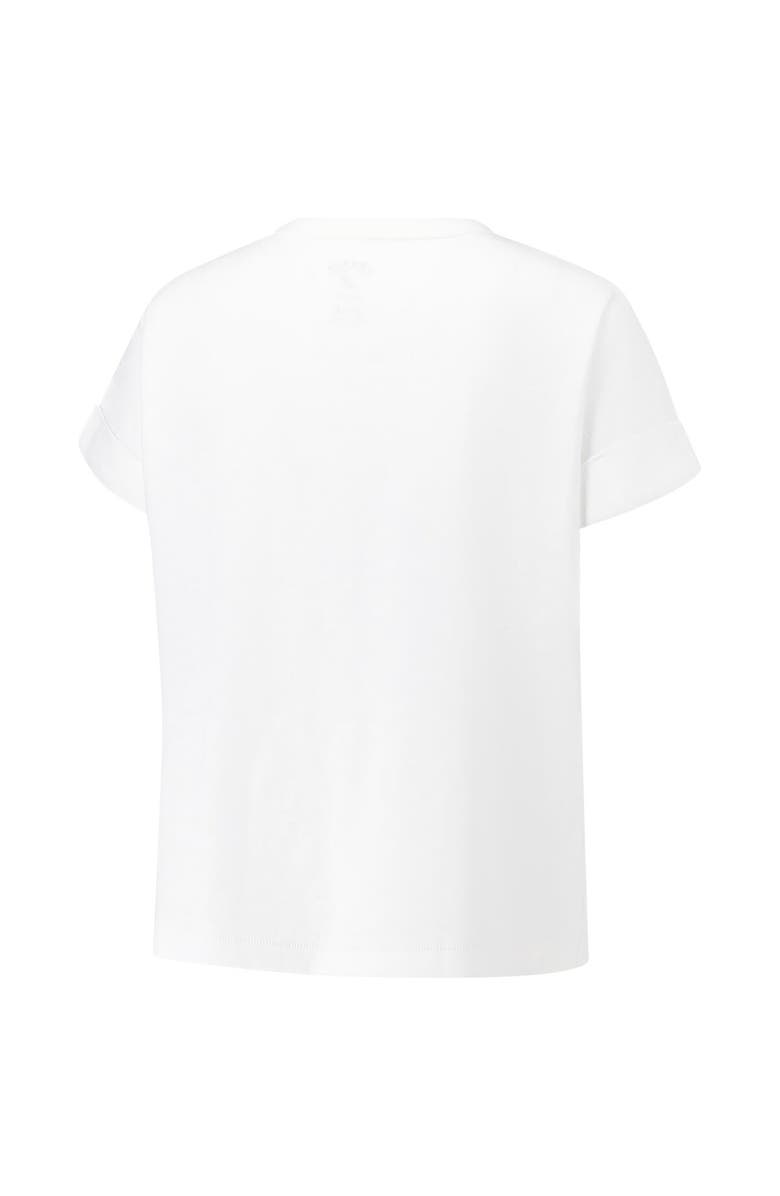 LEAGUE COLLEGIATE WEAR Women's League Collegiate Wear White Tennessee Volunteers Slub Rolled Cuff T-Shirt, Alternate, color, White