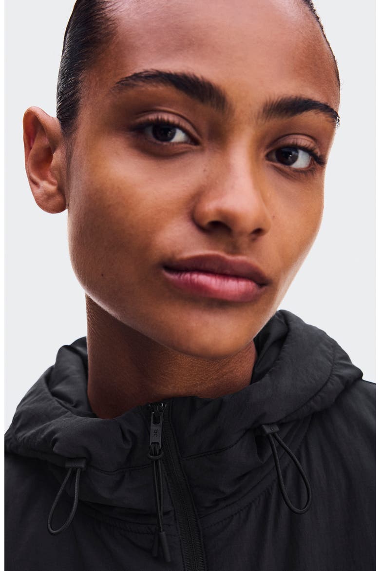 x Zendaya Insulated Half Zip Anorak, Alternate, color, BLACK