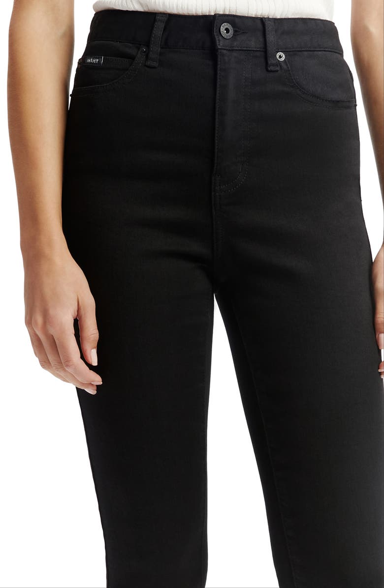 Bardot Khloe High Waist Crop Skinny Jeans, Alternate, color, Black