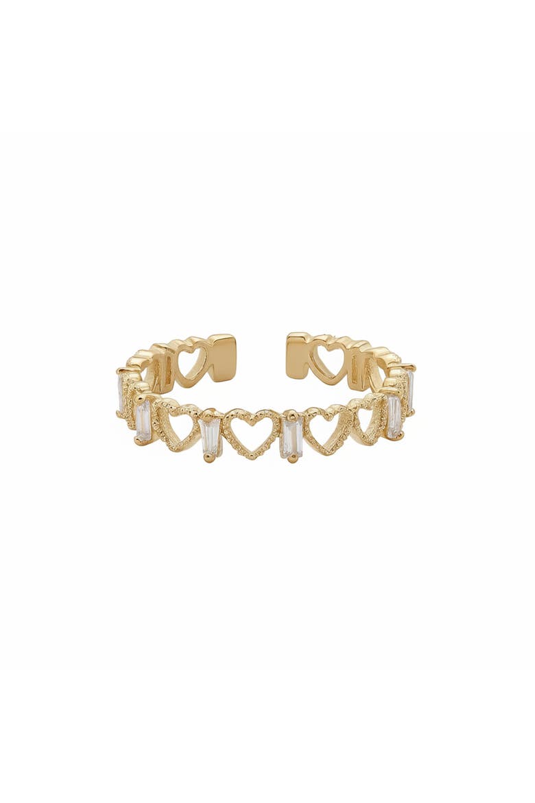 The Rosemont Heartline Ring, Main, color, Gold