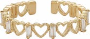 Ivy & Pearl Co. The Rosemont Heartline Ring