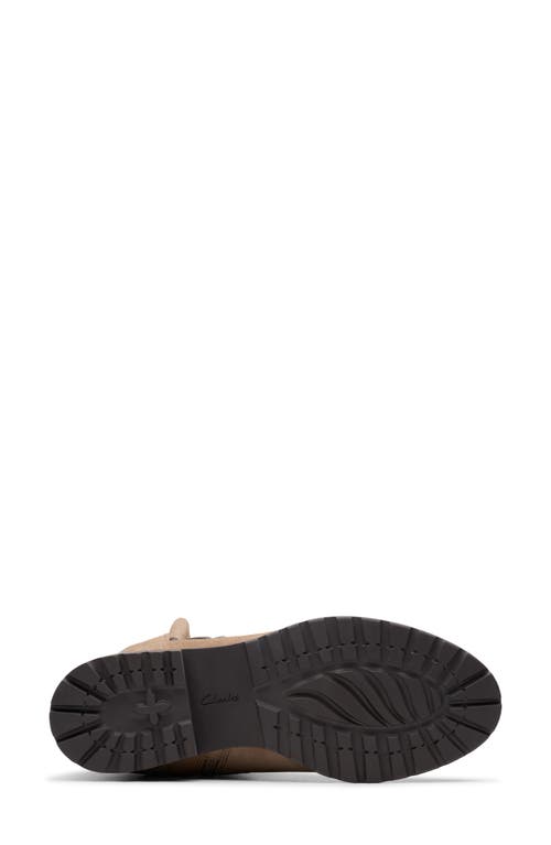 Clarks ® Nissini Burnished Leather Slouch Boot In Brown