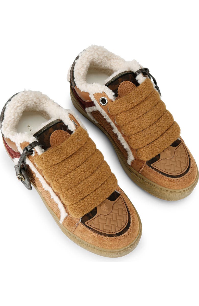 Kurt Geiger London Southbank Tag Platform Sneaker, Alternate, color, Open Brown