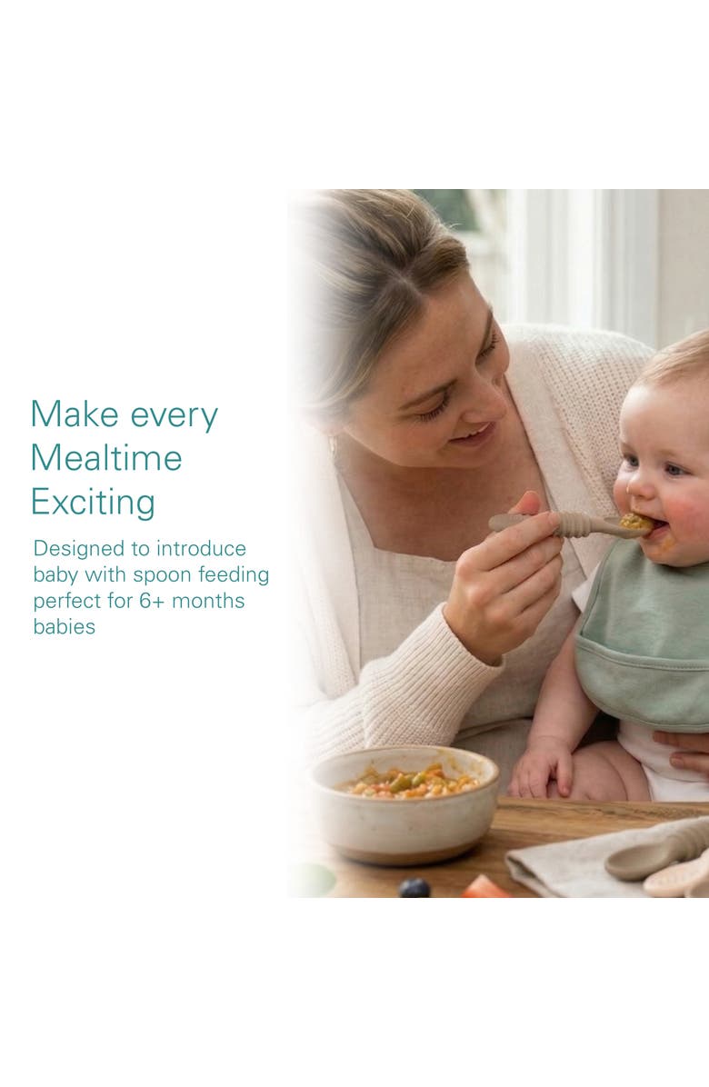 Sperric Baby Feeding Spoon Set 6-Piece, Alternate, color, Tan