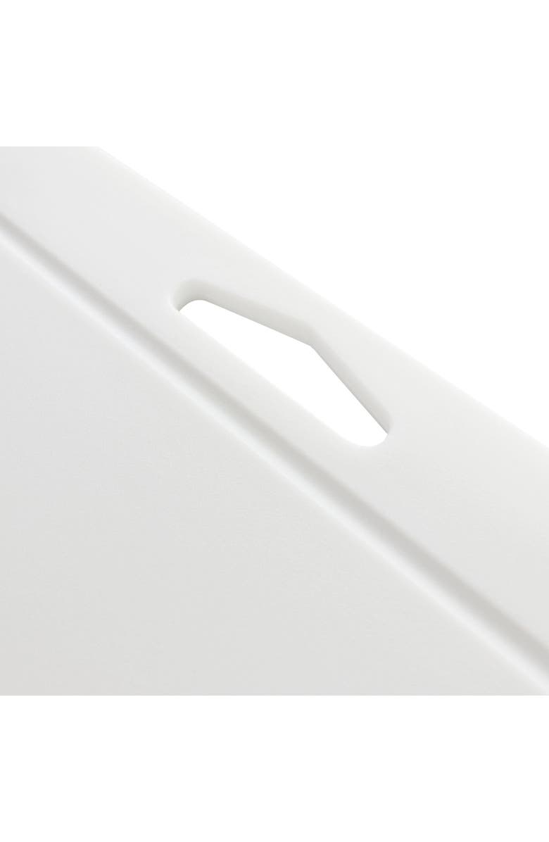 Martha Stewart Everyday Fayer Polypropylene 18in x 13in Cutting Board, Alternate, color, White