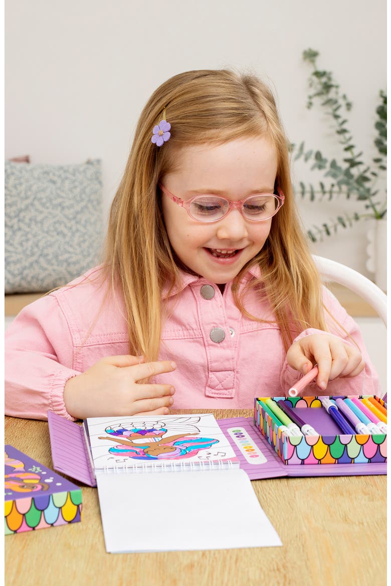 Mermaid Color By Numbers Set, Alternate, color, MULTI