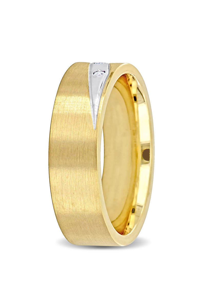 Julianna B. 6mm Brushed Finish Wedding Band 14k Two-Tone, Alternate, color, 