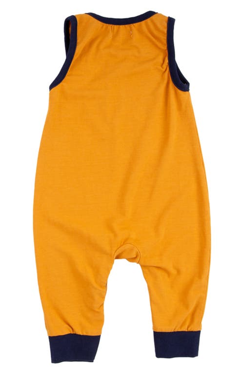 Miki Miette Drew Cotton Graphic Romper In Ahoy