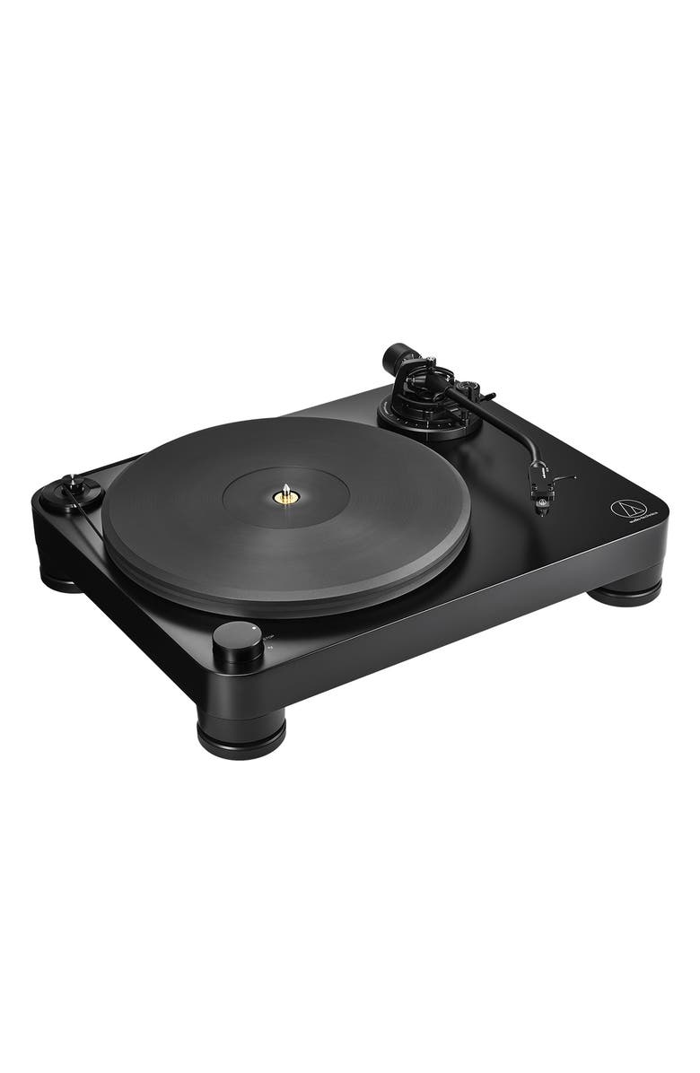 Audio-Technica AT-LP7X Manual Belt Drive Turntable with AT-VM95E MM Cartridge, Main, color, Black