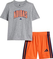 adidas Kids' Graphic Print T-Shirt & Shorts Set