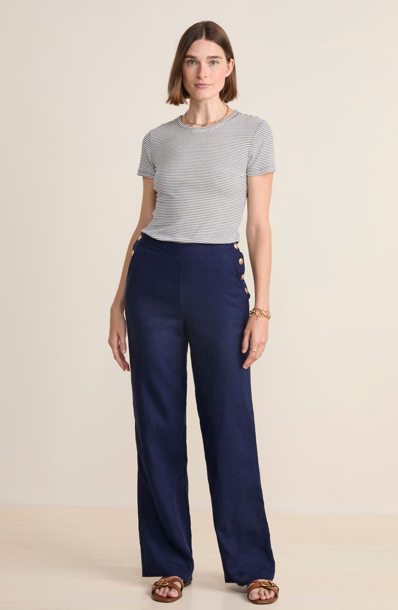 vineyard vines Linen Sailor Pants, Alternate, color, 