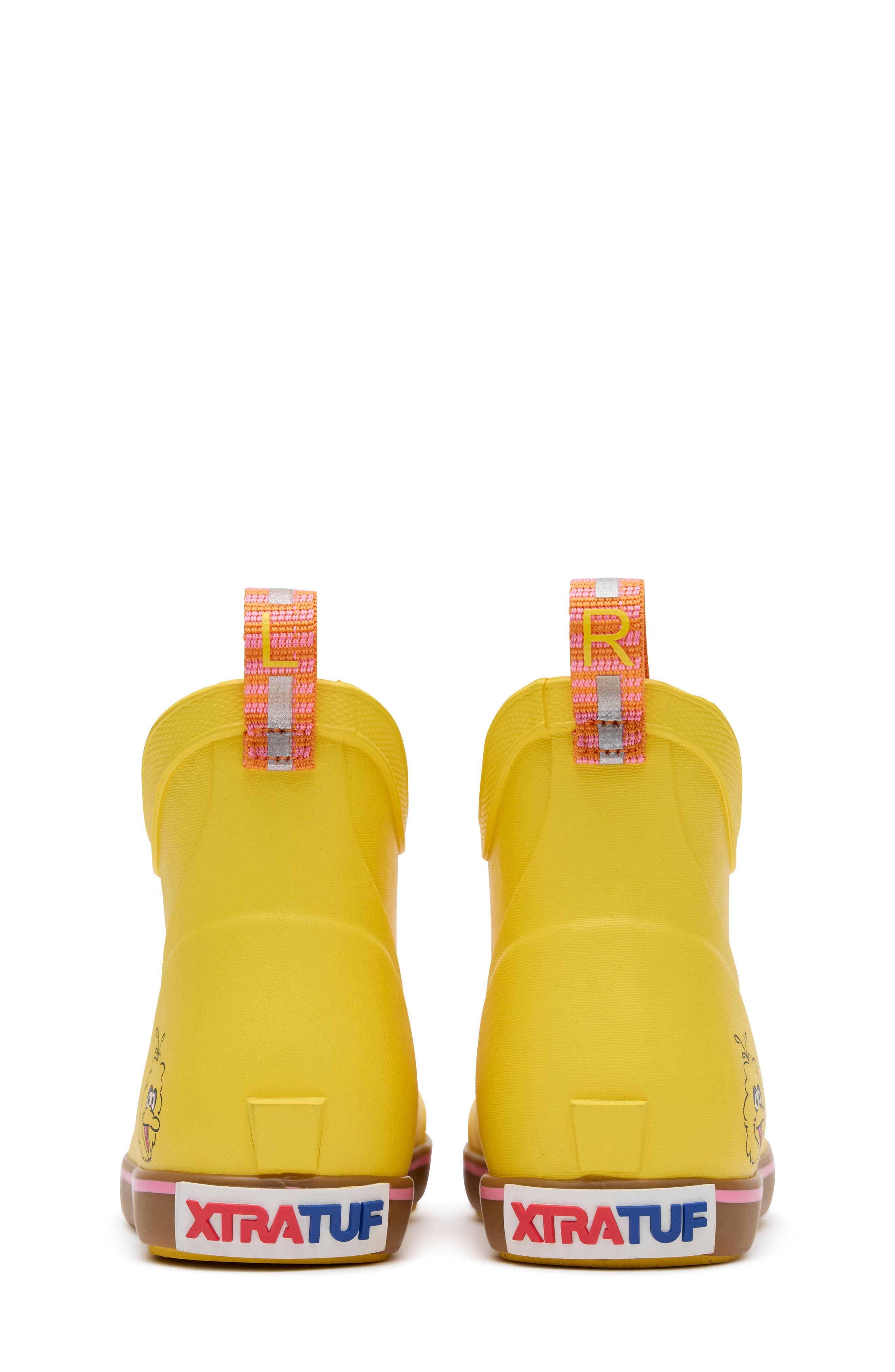 XTRATUF Kids' Sesame Street<sup>®</sup> Ankle Deck Waterproof Boot, Alternate, color, Big Bird Yellow