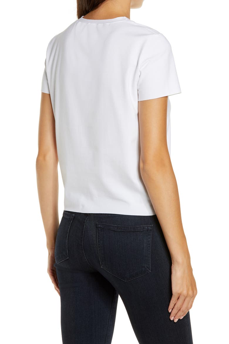 Essential Crewneck Tee, Alternate, color, WHITE