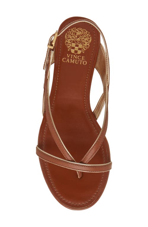 Vince Camuto Melly Slingback Sandal In Caramello