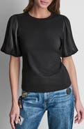 DKNY Mixed Media Top