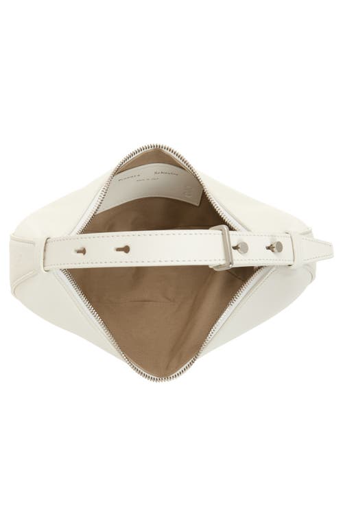 Proenza Schouler Mini Slide Leather Top Handle Bag In White