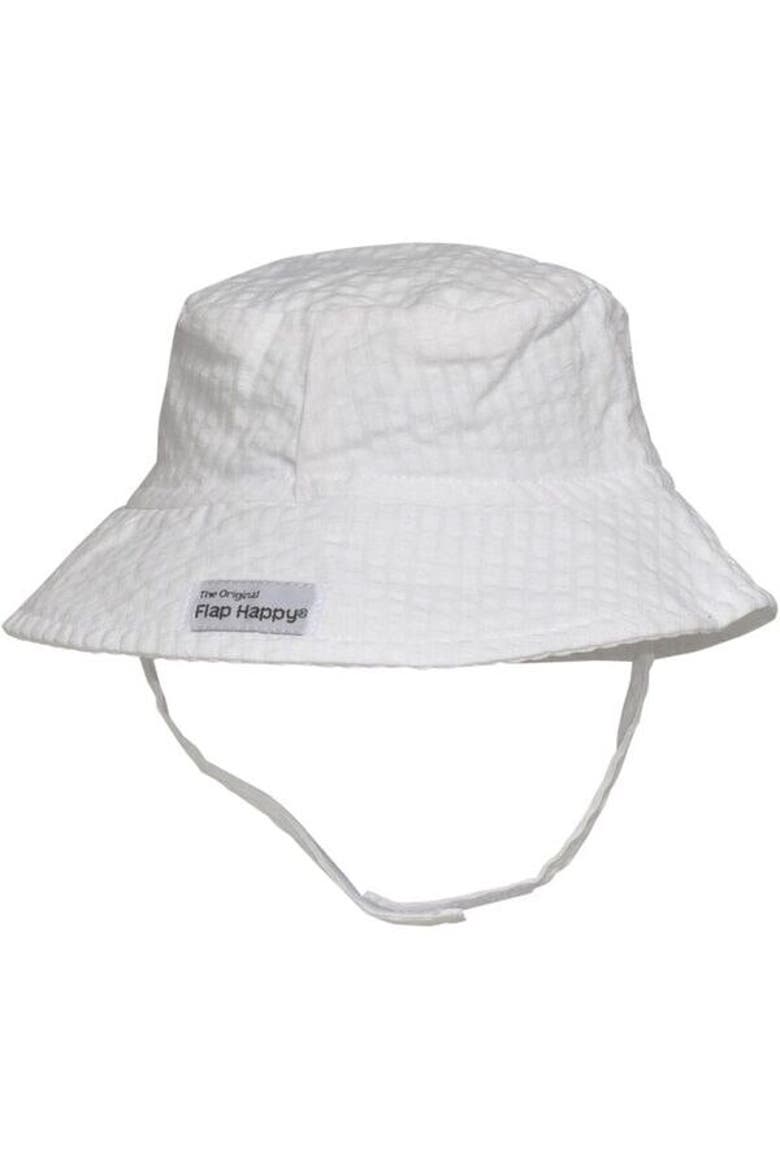 Kids UPF 50+ Lightweight, UV Blocking Bucket Sun Hat, Main, color, Vanilla Stripe Seersucker