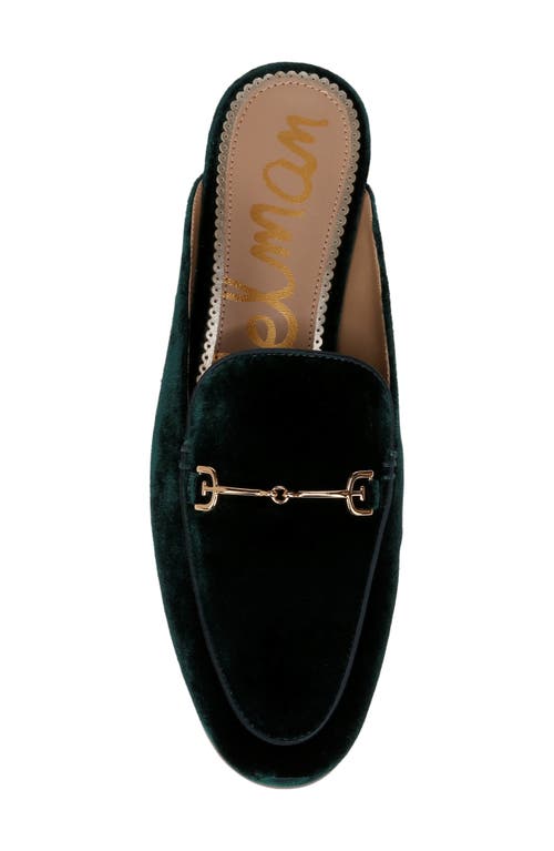 Sam Edelman Linnie Bit Mule In Emerald Jade Velvet