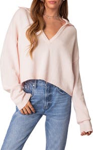 EDIKTED Marcie Oversize Crop Sweater