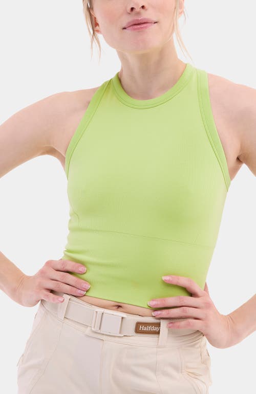 Halfdays Sunn Racerback Tank In Pistachio