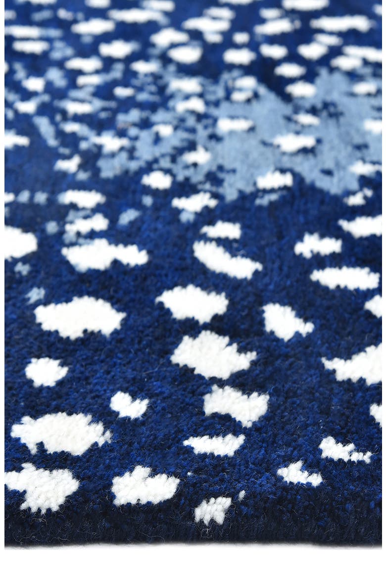 Louis Handmade Wool Blend Area Rug, Alternate, color, BLUE