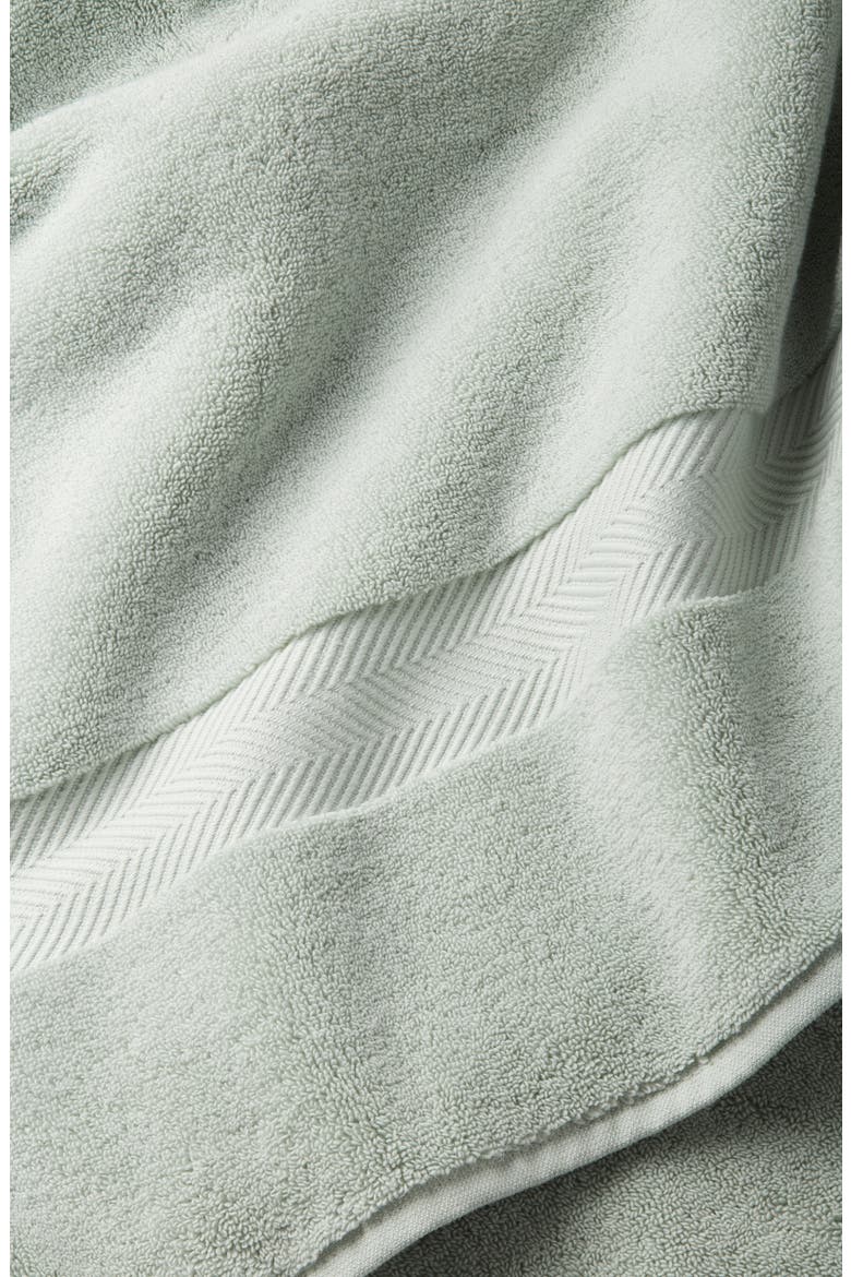 Organic Hydrocotton Set of 2 Bath Sheets, Alternate, color, GREEN MIRROR