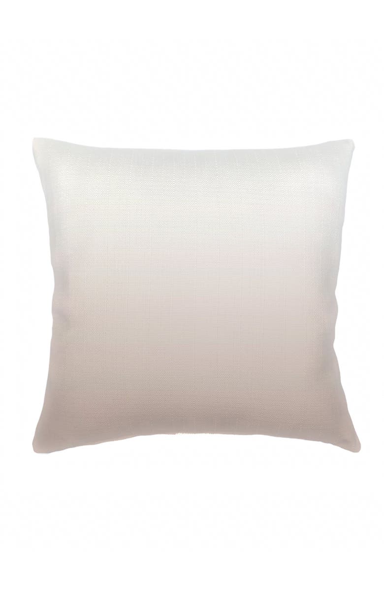 Anaya Beige Ombre Linen Euro Pillow 26x26 with Down Insert, Main, color, Beige