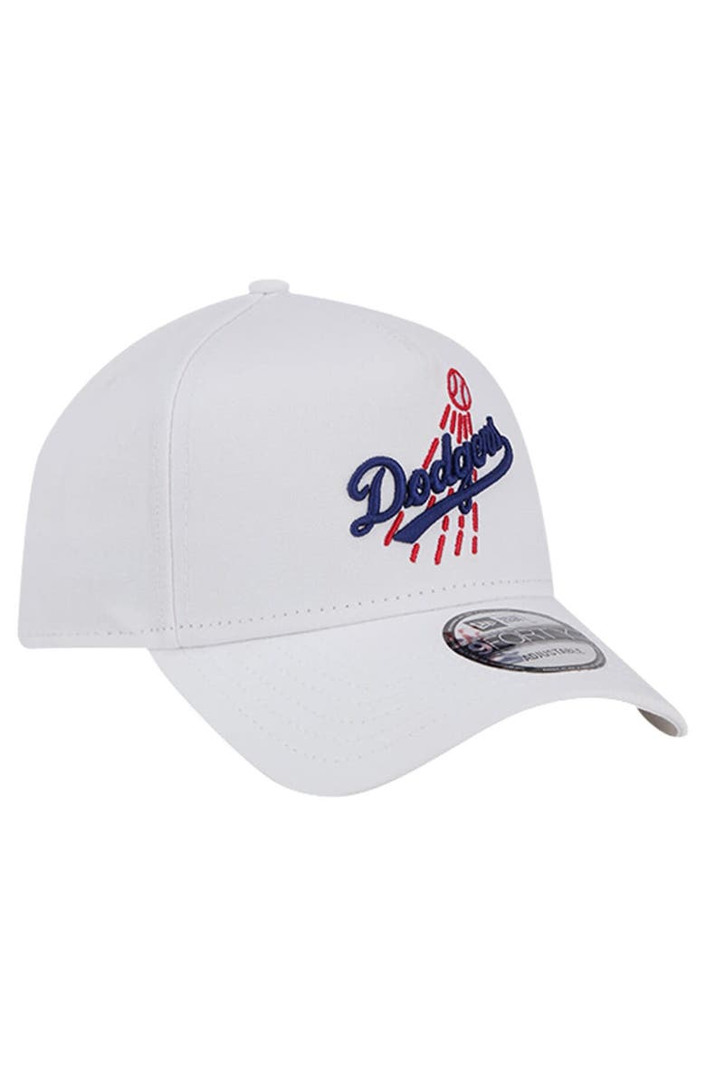 New Era Men's New Era White Los Angeles Dodgers TC A-Frame 9FORTY Adjustable Hat, Alternate, color, White