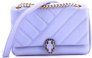 Pre-Owned Bvlgari Serpenti Cabochon Shoulder Bag Diagonal Quilted Leather Small