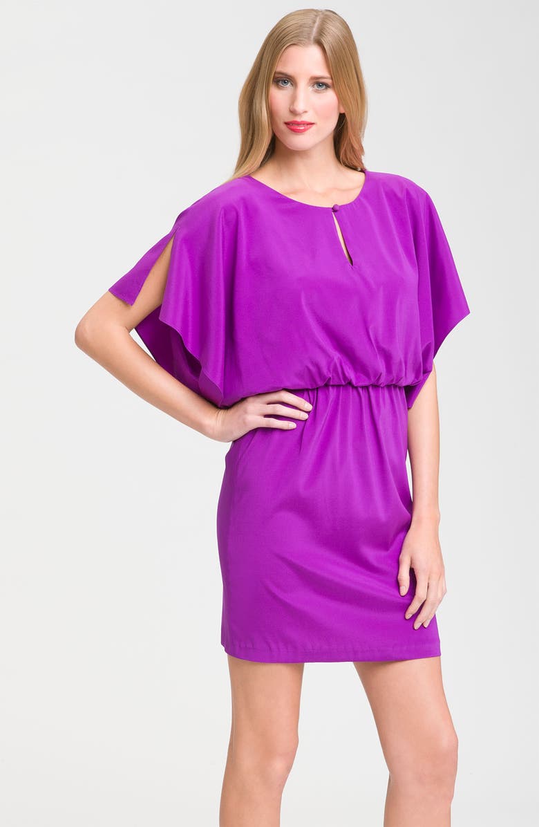 Suzi Chin for Maggy Boutique Crêpe de Chine Blouson Dress, Main, color, 