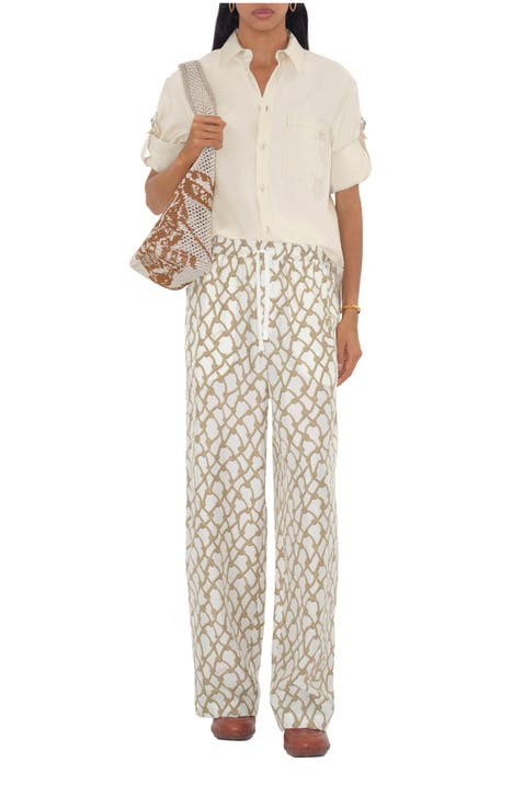 Knot Silk Trousers