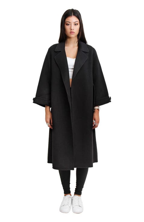 Stay Wild Oversized Wool Coat