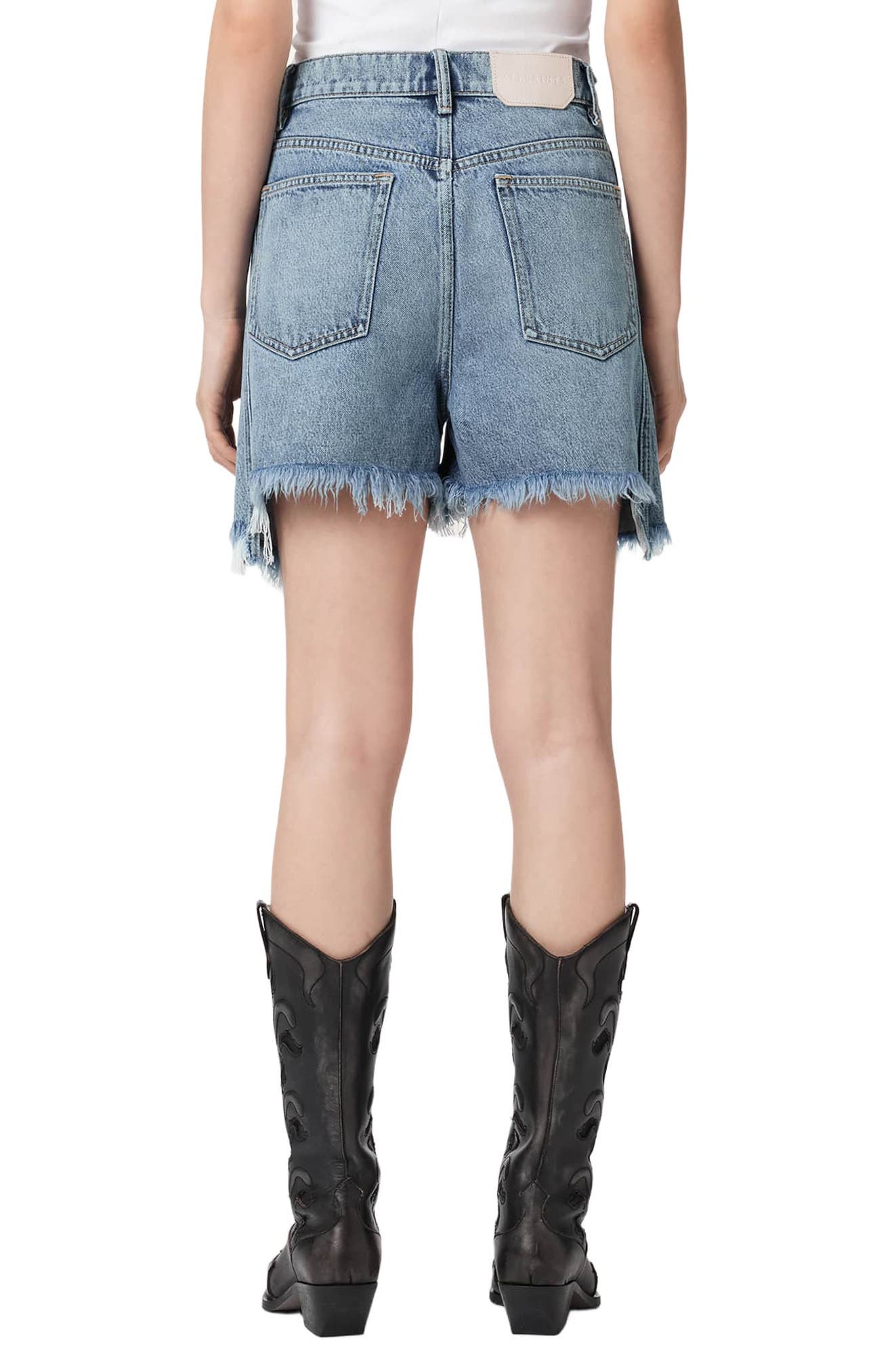 Frankie Stud Cutoff Denim Shorts - image 2