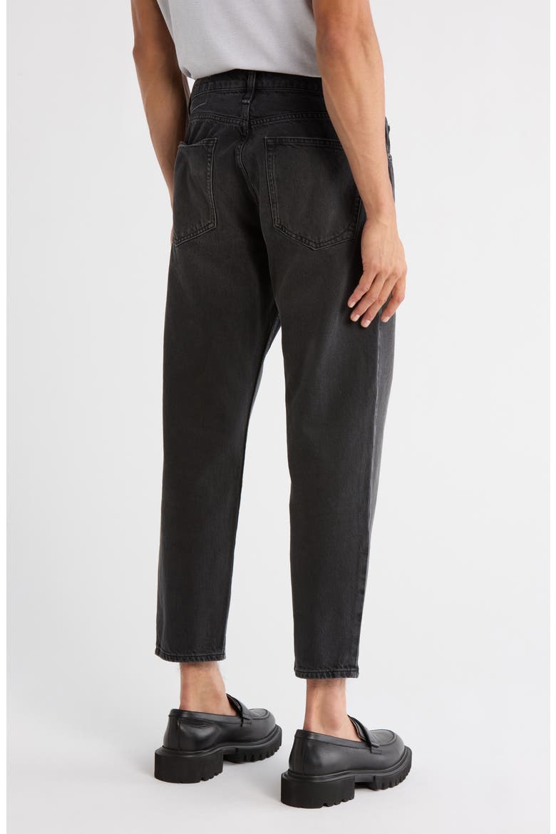 Brady Straight Leg Jeans, Alternate, color, WASHED BLACK
