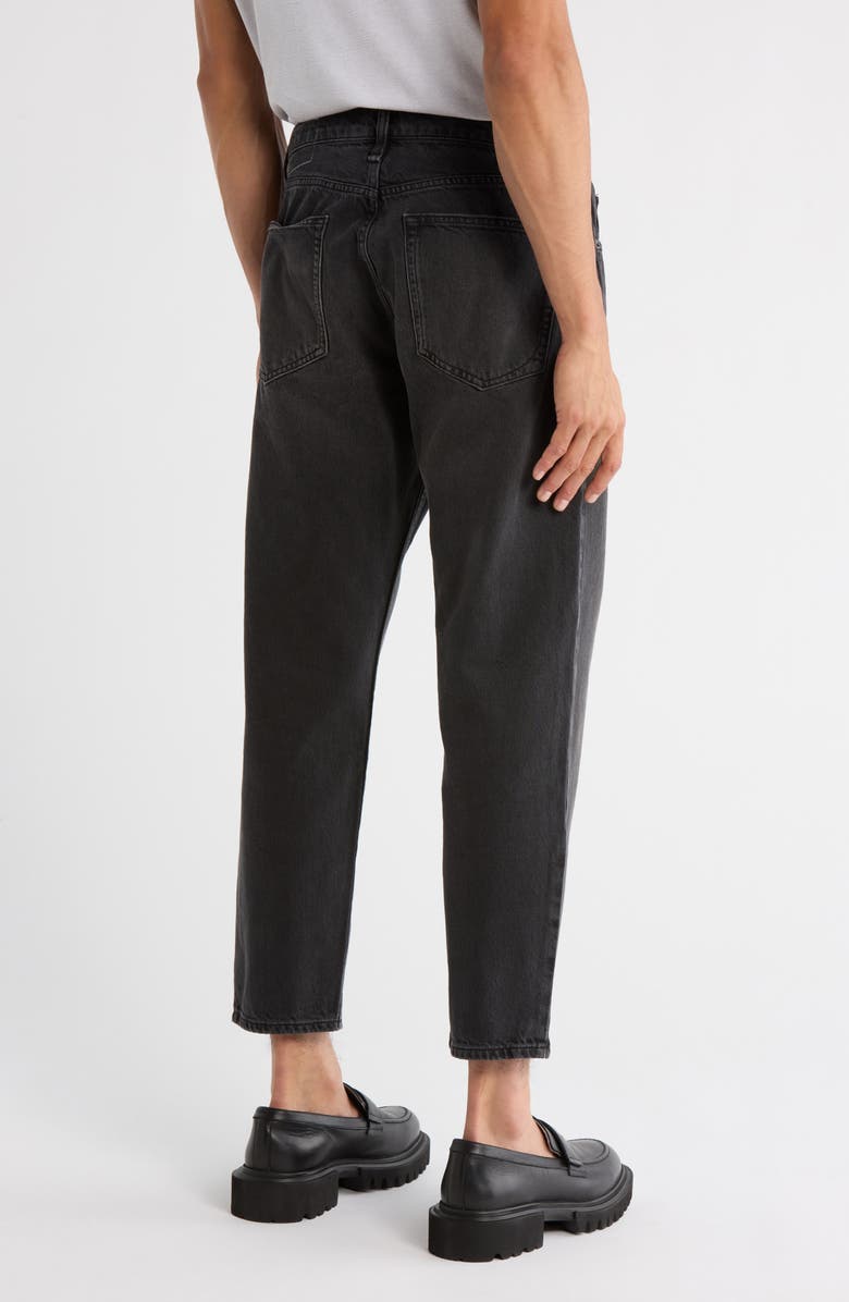 rag & bone Brady Straight Leg Jeans, Alternate, color, Washed Black