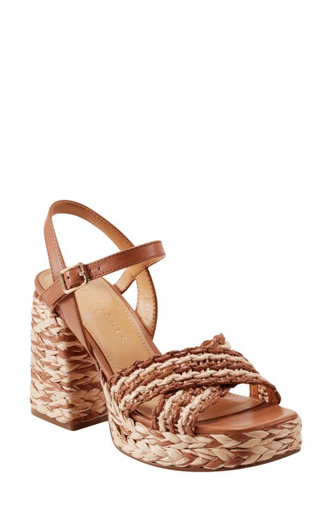 Juliey Ankle Strap Platform Sandal (Women)