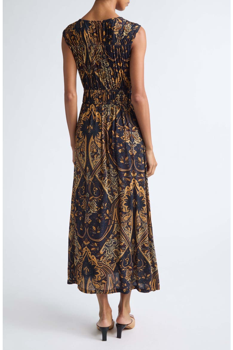 Ursula Print Sleeveless Maxi Dress, Alternate, color, TWILIGHT PAISLEY