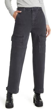 AG Knoxx High Waist Cargo Straight Leg Jeans