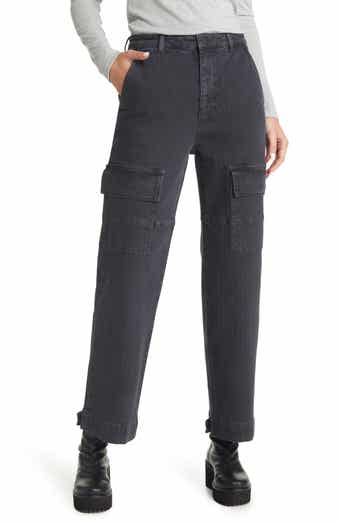 AG Knoxx High Waist Cargo Straight Leg Jeans