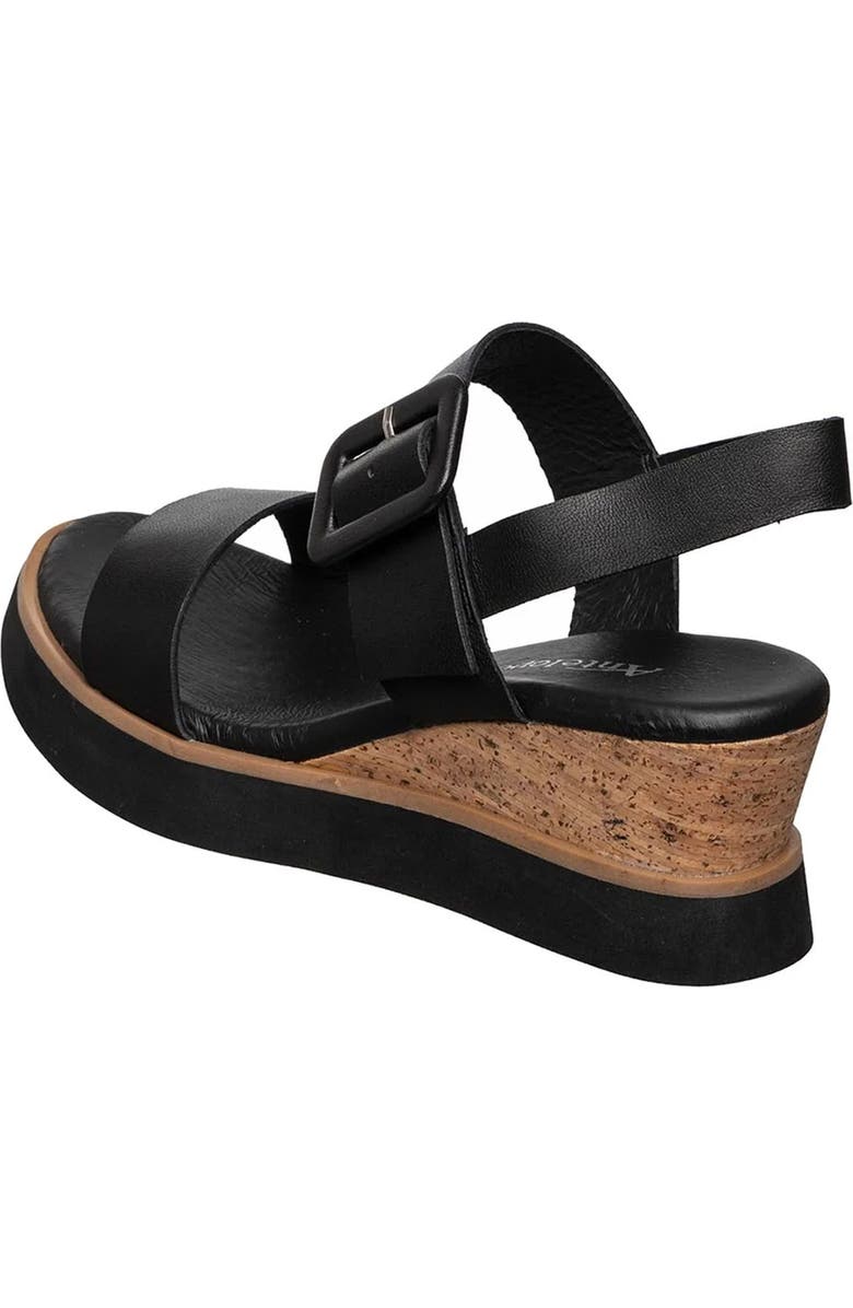ANTELOPE Dinah Wedge Sandal, Alternate, color, Black