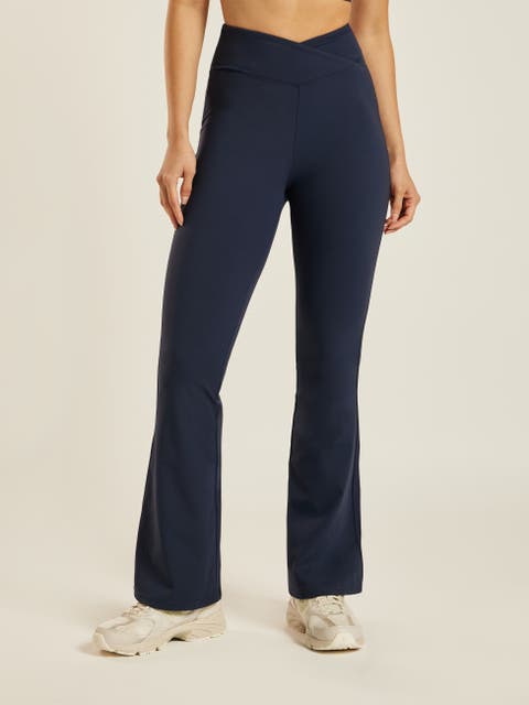 Be 180 Wrap-Waist Flared Leggings