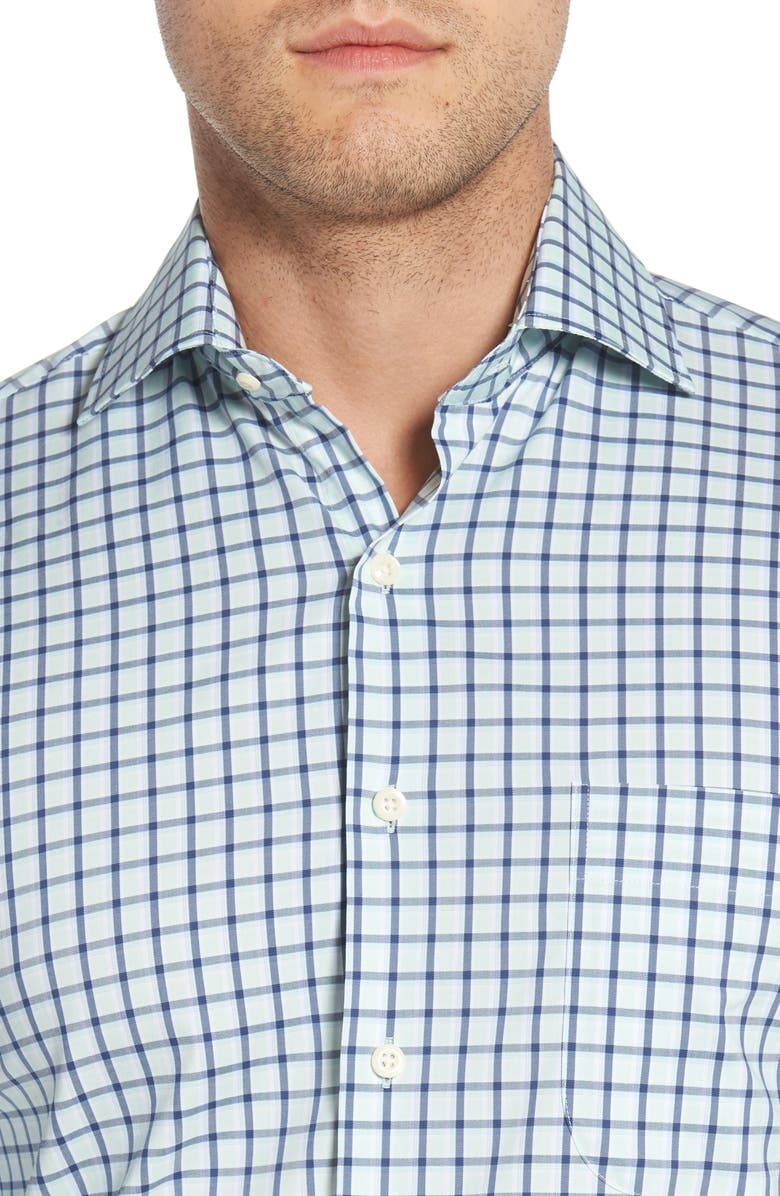 Peter Millar Crown Comfort Check Sport Shirt, Alternate, color, 