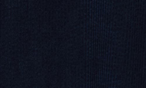 Max Studio Long Sleeve Knit Corduroy Top In Blue