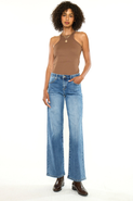 KanCan Angelique Mid Rise Wide Flare Jeans
