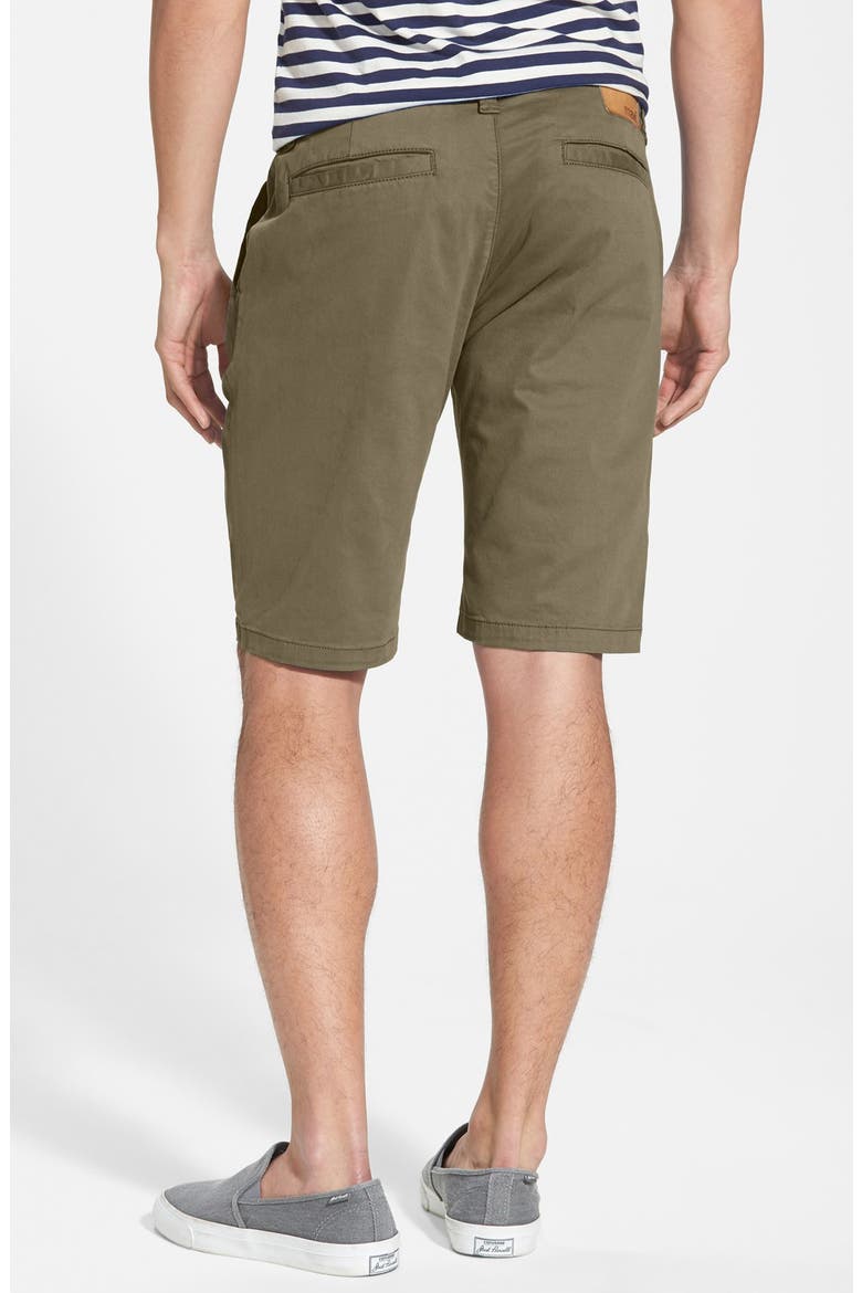 'Jacob' Twill Chino Shorts, Alternate, color, BRITISH KHAKI