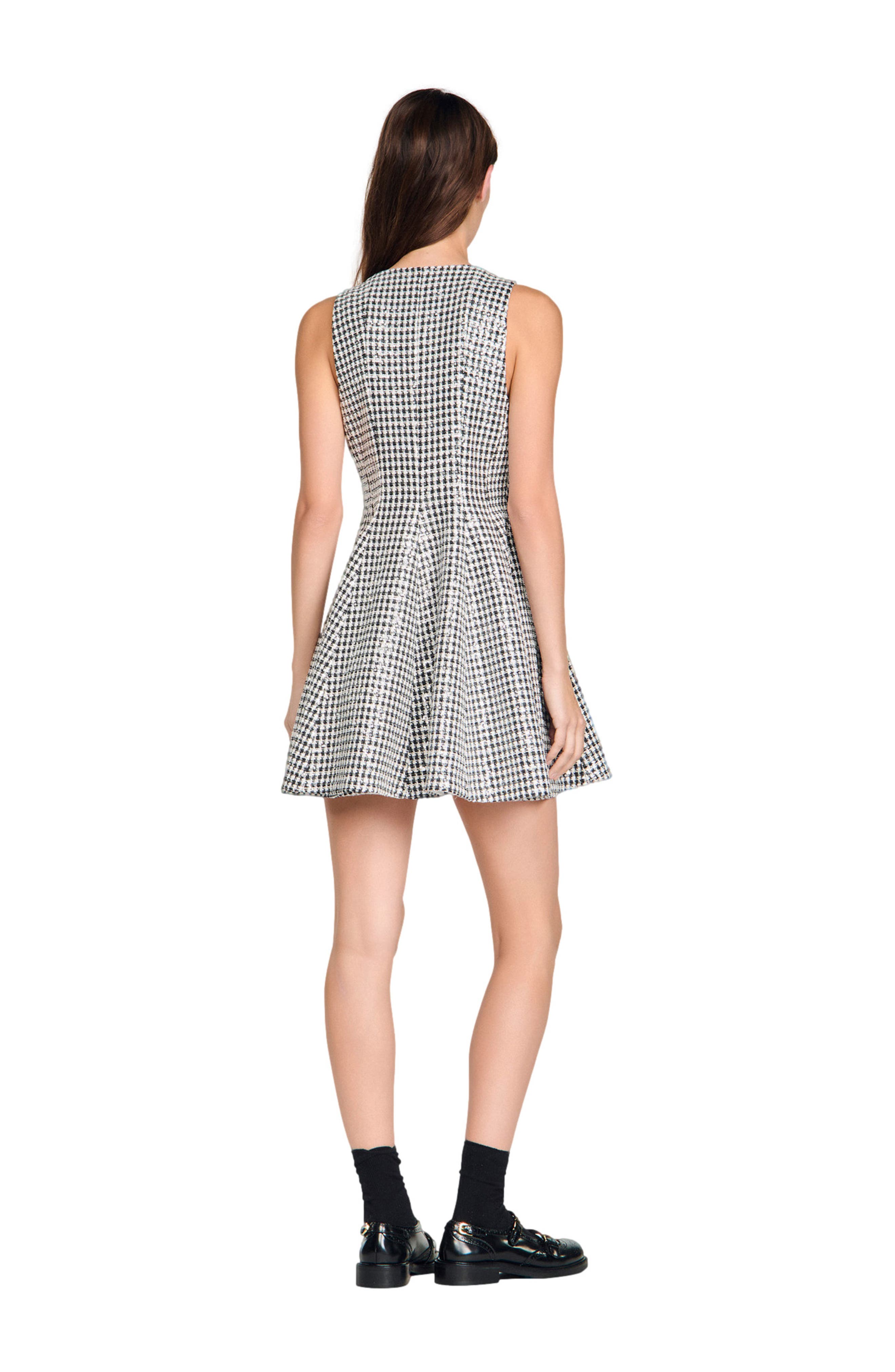 Tweed and sequin short dress - image 2