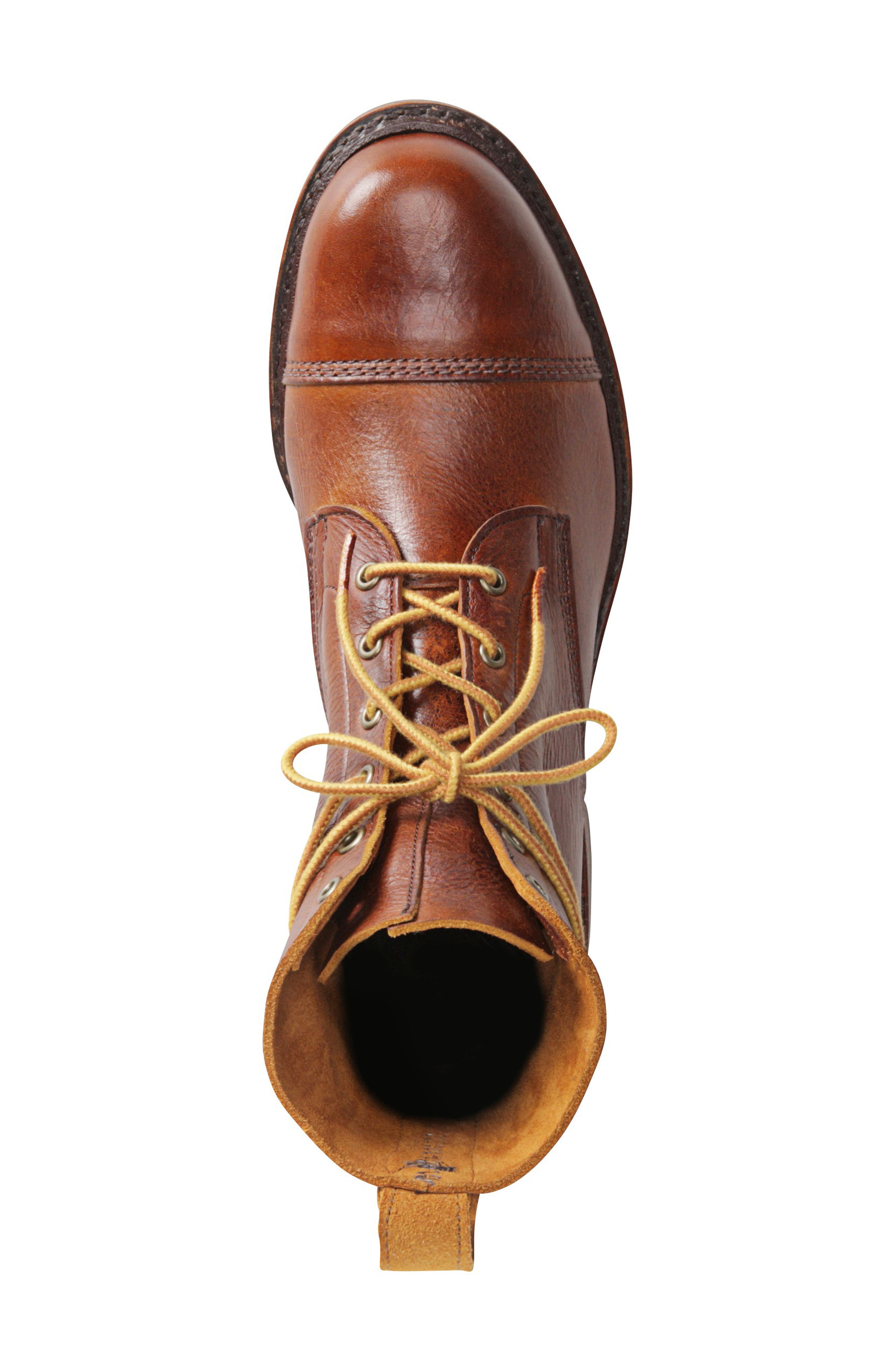Normandy Cap Toe Boot, Alternate, color, TAN KUDU