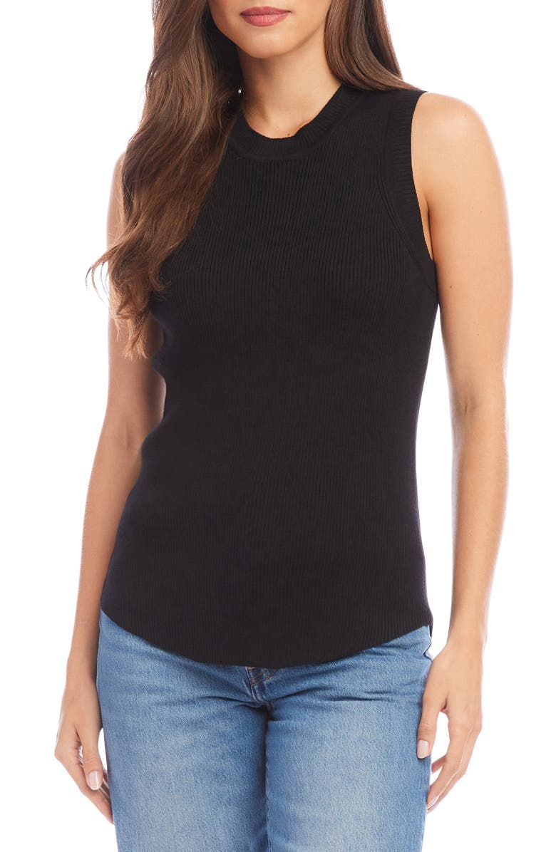 Karen Kane Rib Sweater Tank, Main, color,